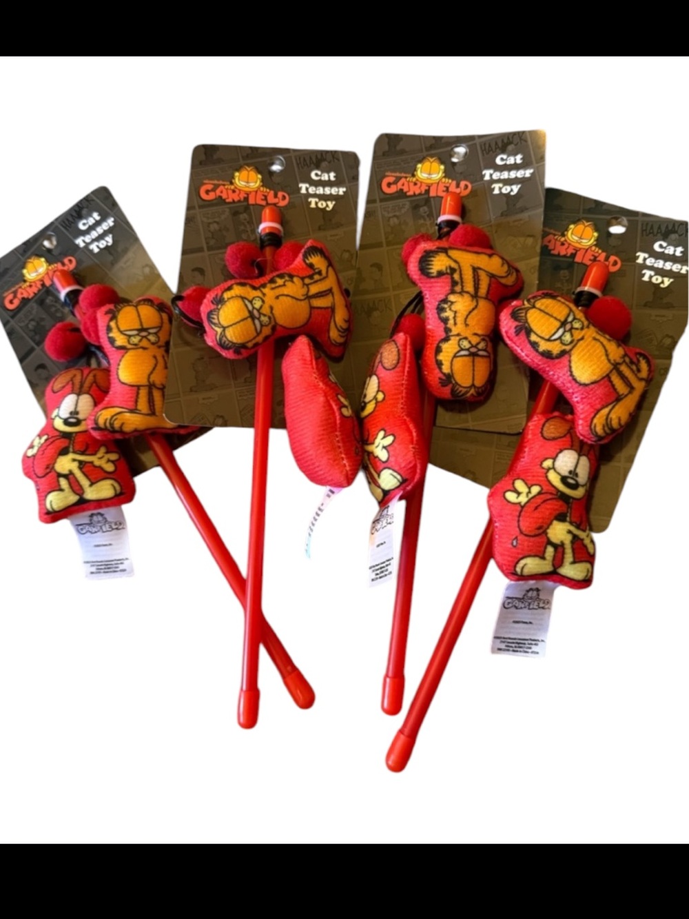 Garfield Red Cat Teaser Toy Wand